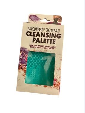 Makeup Brush Cleansing Palette - Teal